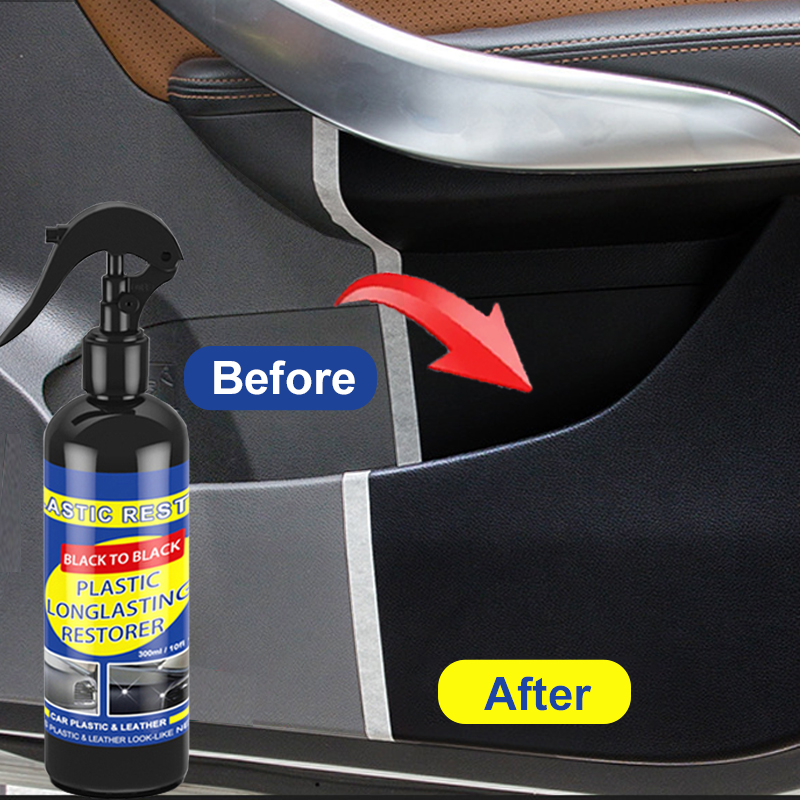 Leather Cleaner Interior - Car Plastic Restorer Back To Black