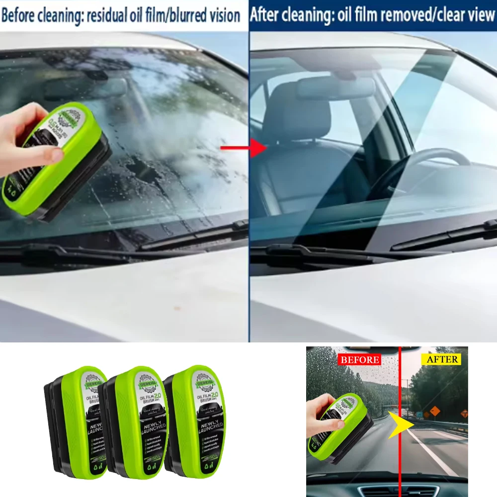 Car Cleaning Brush - Car windshield and inner windshield oil