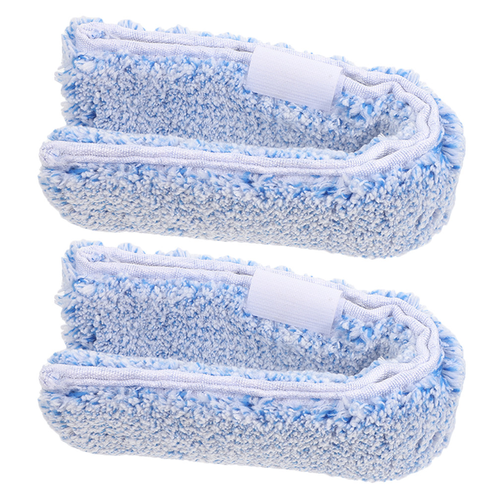 2Pcs Reusable Fabric Mop Pads  - Glass Cleaner Streak 评论和价格